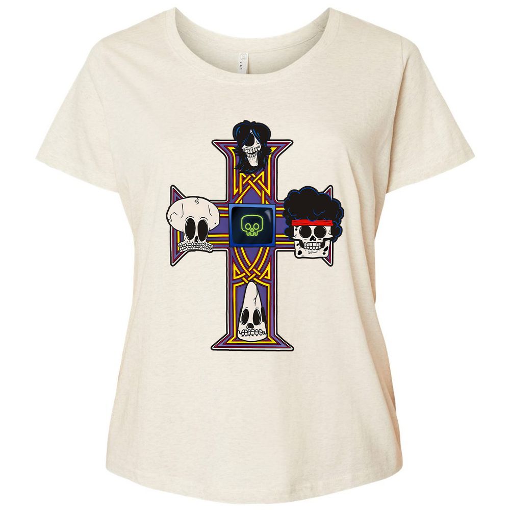 Ladies Curvy Jersey - CFHTS83V - Natural Heather - 8