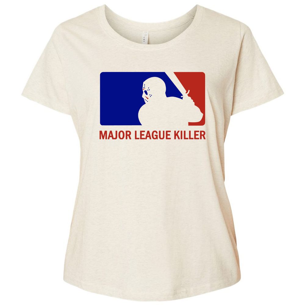 Ladies Curvy Jersey - QAAAL1KZ - Natural Heather - 8