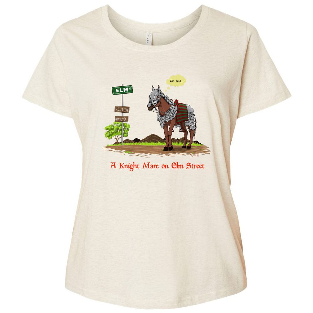 Ladies Curvy Jersey - 63WRHZLN - Natural Heather - 8