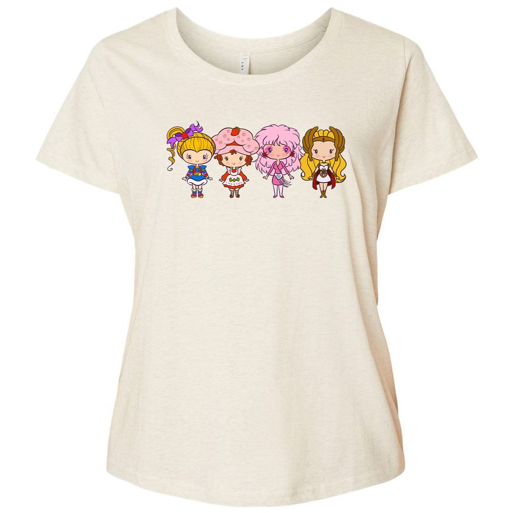 Ladies Curvy Jersey - E6QAALBE - Natural Heather - 8