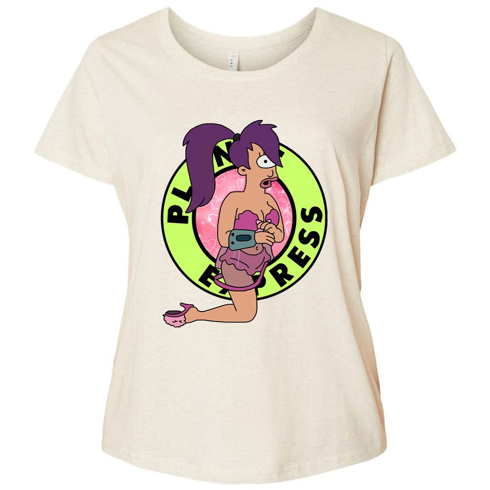 Ladies Curvy Jersey - FEZ21427 - Natural Heather - 8