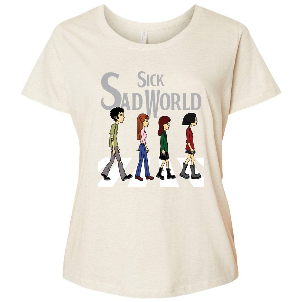 Ladies Curvy Jersey - SXDXLWVY - Natural Heather - 8