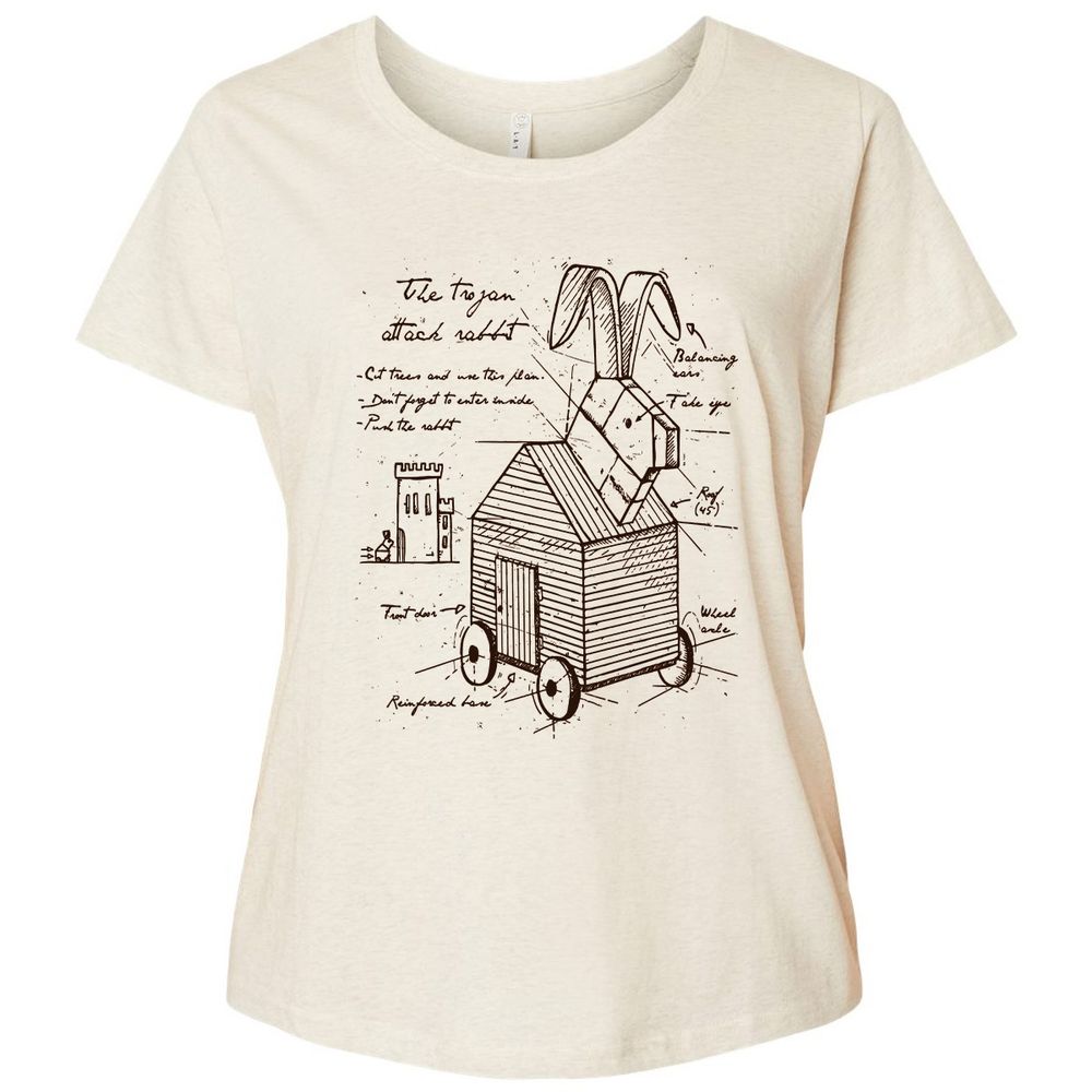 Ladies Curvy Jersey - 914CHFVE - Natural Heather - 8