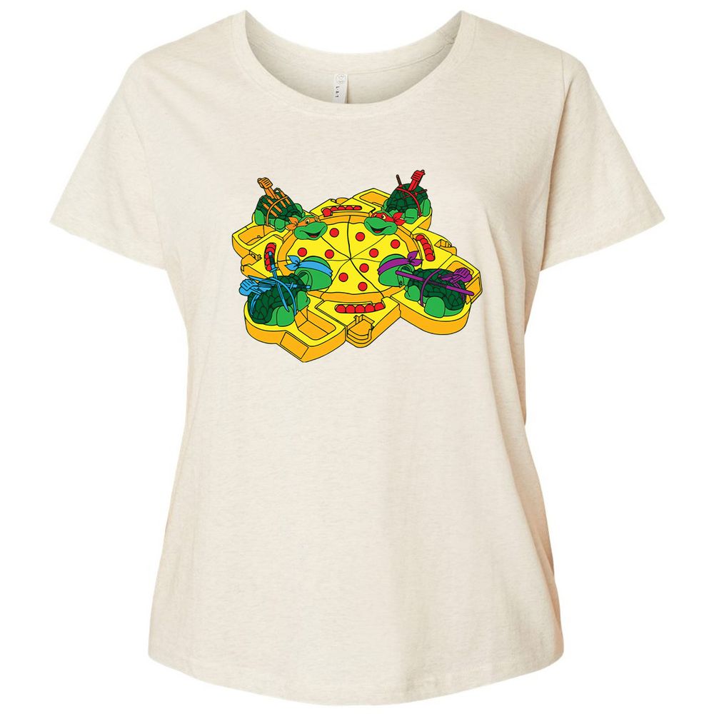 Ladies Curvy Jersey - QN6P7WK3 - Natural Heather - 8