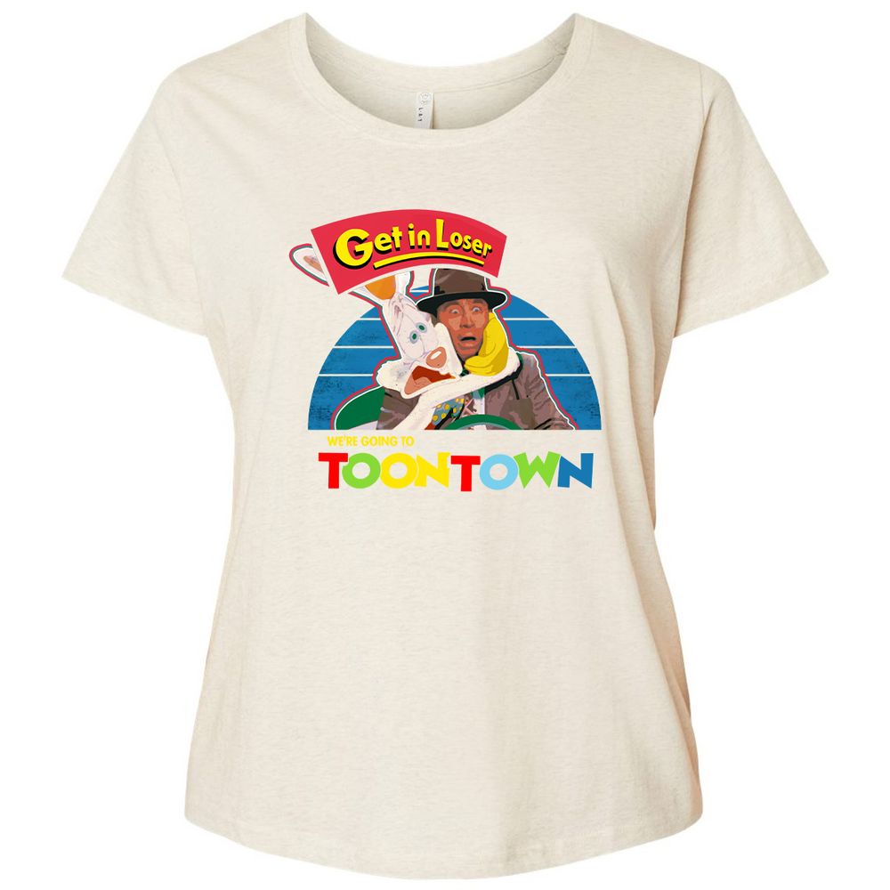 Ladies Curvy Jersey - YY47ZN3C - Natural Heather - 8