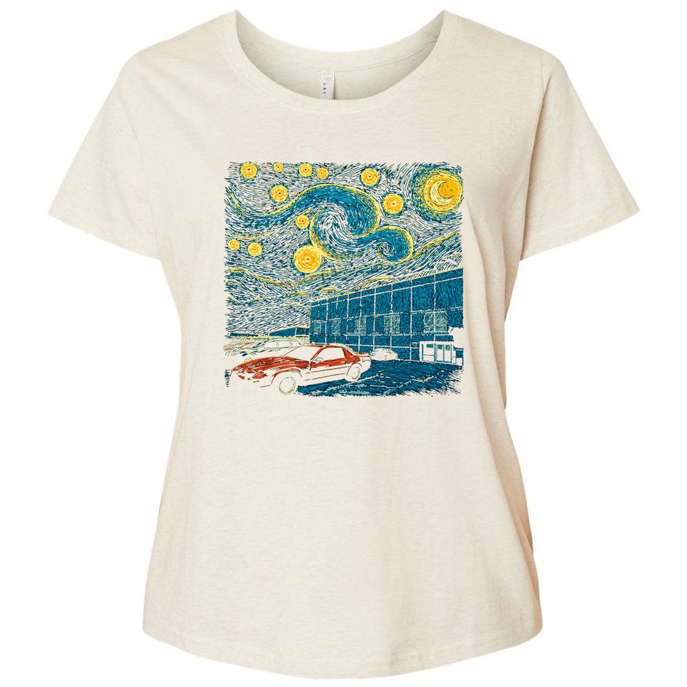 Ladies Curvy Jersey - DED1WZGT - Natural Heather - 8