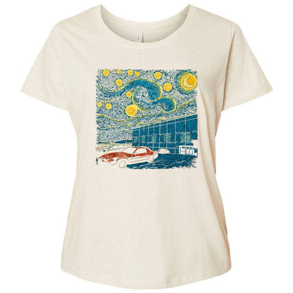 Ladies Curvy Jersey - DED1WZGT - Natural Heather - 8