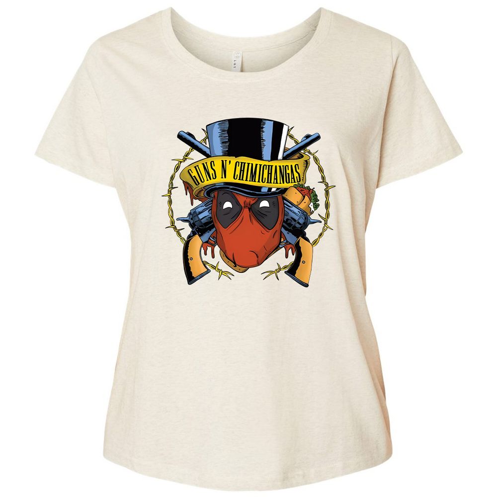 Ladies Curvy Jersey - YQV3Y9JP - Natural Heather - 8