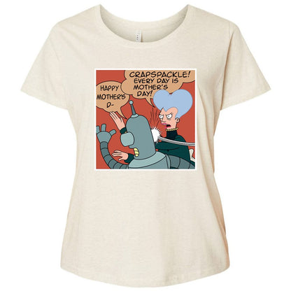 Ladies Curvy Jersey - RVSCMXUH - Natural Heather - 8