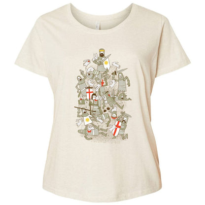 Ladies Curvy Jersey - JYGU2CLY - Natural Heather - 8