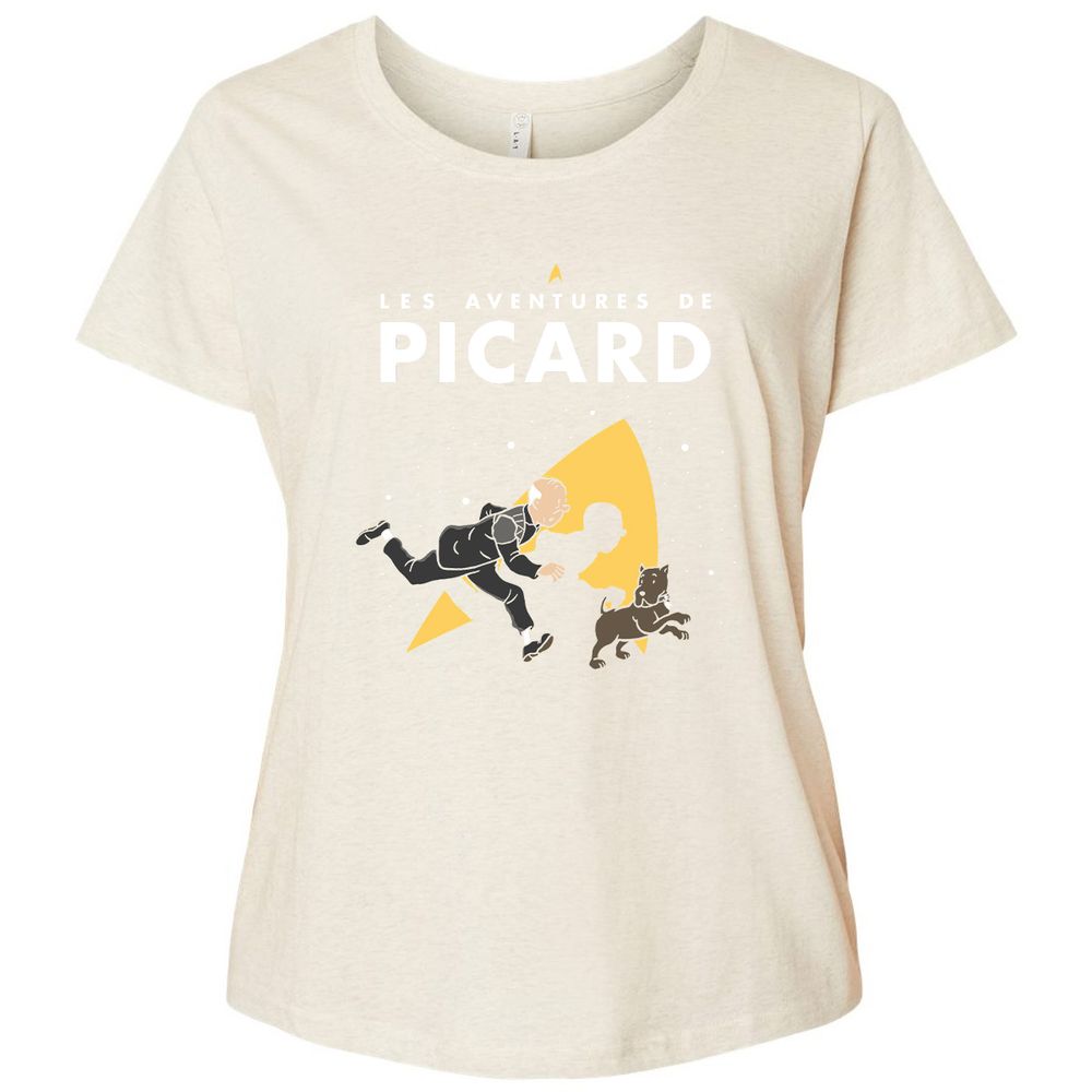 Ladies Curvy Jersey - RYUN5RW5 - Natural Heather - 8