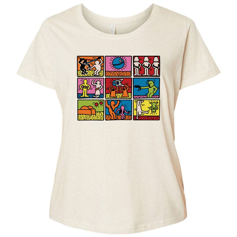 Ladies Curvy Jersey - 767CC67J - Natural Heather - 8