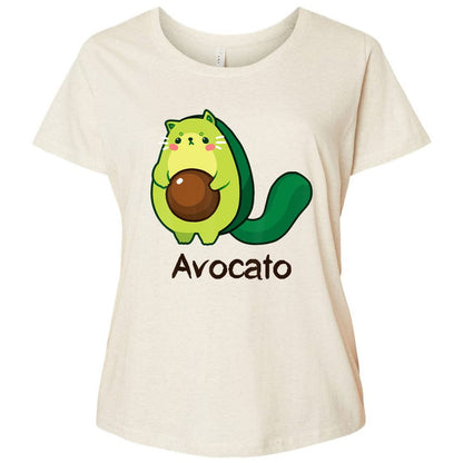 Ladies Curvy Jersey - A83SSK2Z - Natural Heather - 8