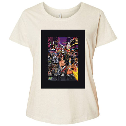 Ladies Curvy Jersey - Q9Z57QSZ - Natural Heather - 8