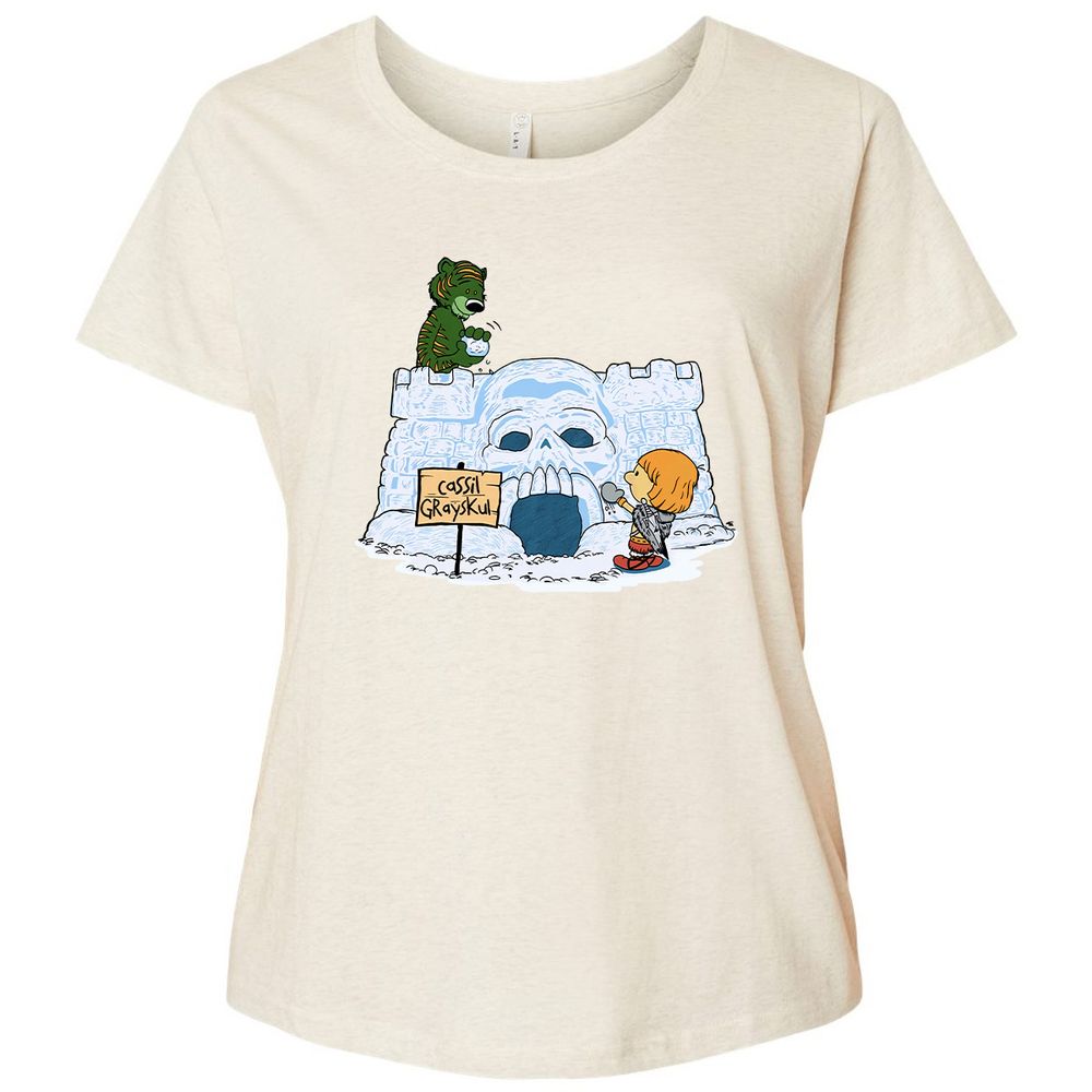 Ladies Curvy Jersey - BSL3RHBY - Natural Heather - 8