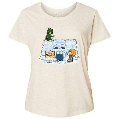 Ladies Curvy Jersey - BSL3RHBY - Natural Heather - 8