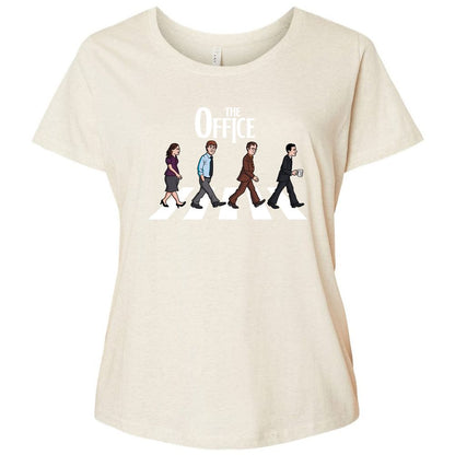 Ladies Curvy Jersey - 9NYPFBAR - Natural Heather - 8