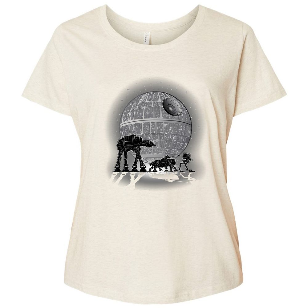 Ladies Curvy Jersey - SEYWFL17 - Natural Heather - 8