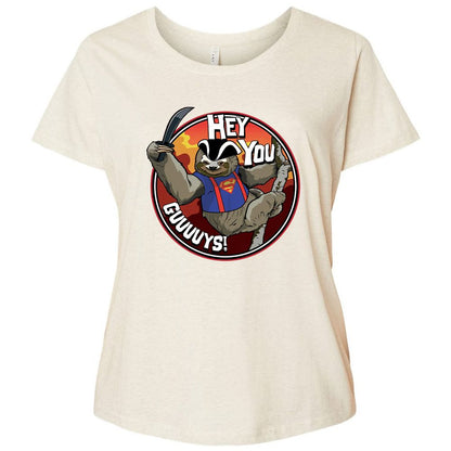 Ladies Curvy Jersey - W2PH9R5E - Natural Heather - 8