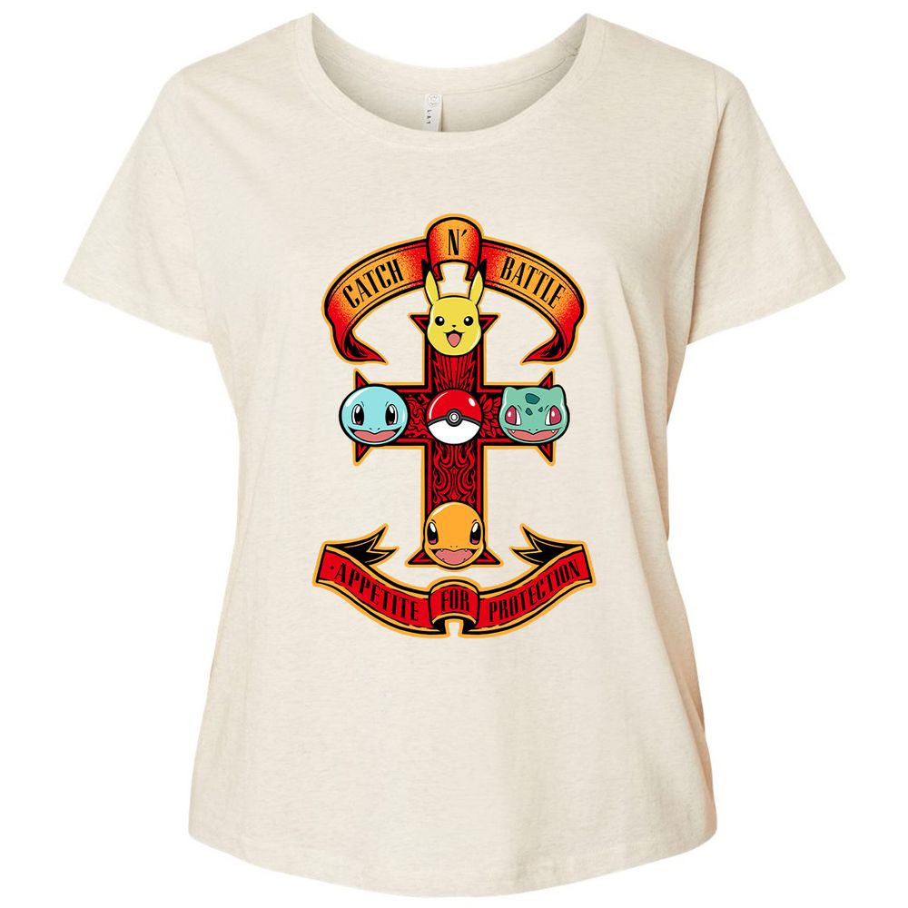 Ladies Curvy Jersey - MCLQESZW - Natural Heather - 8