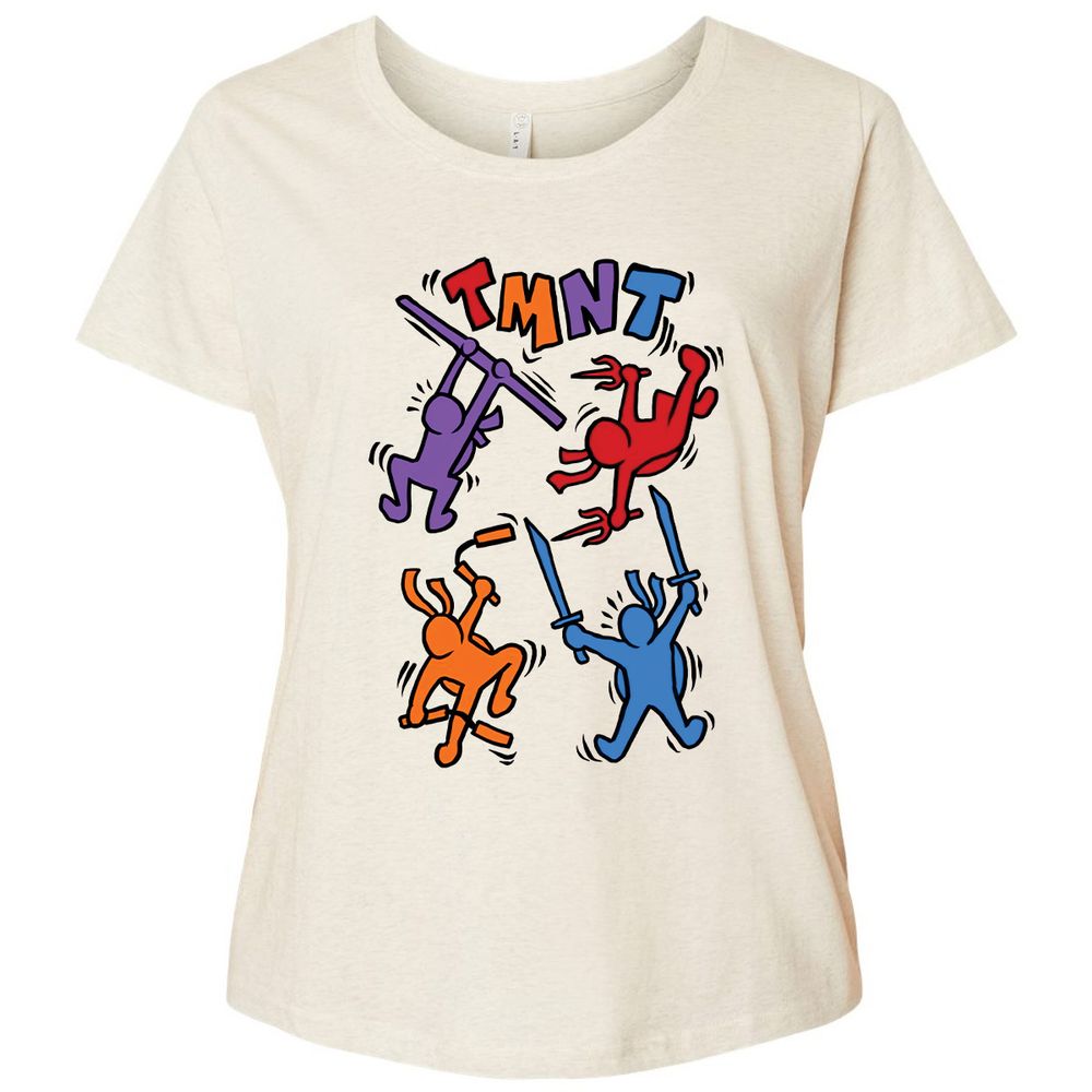 Ladies Curvy Jersey - KJFLC6R8 - Natural Heather - 8