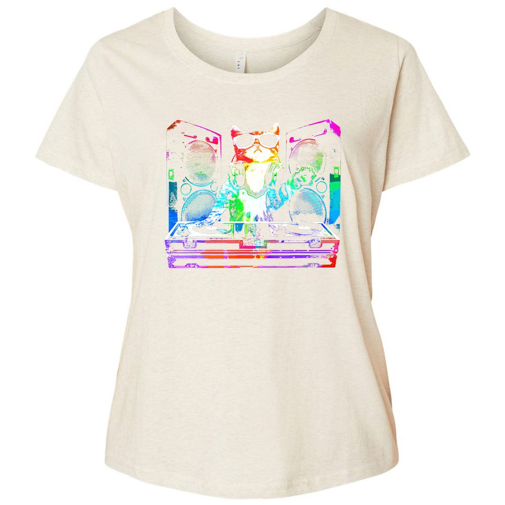 Ladies Curvy Jersey - 4JJZ56GU - Natural Heather - 8