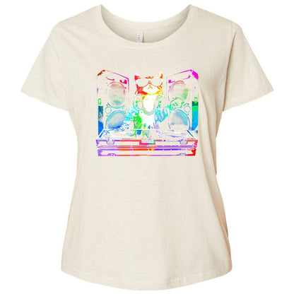 Ladies Curvy Jersey - 4JJZ56GU - Natural Heather - 8