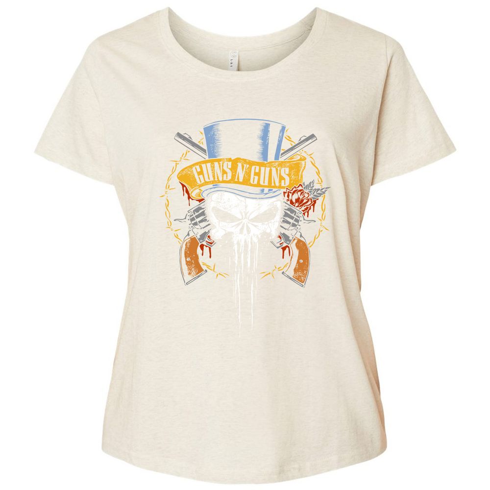 Ladies Curvy Jersey - 7XXQPWBH - Natural Heather - 8