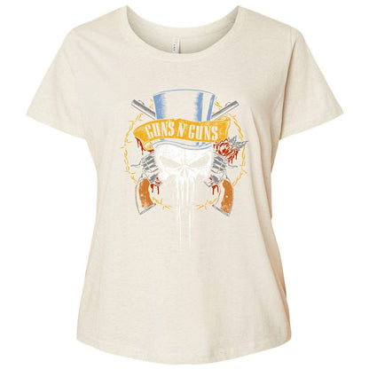 Ladies Curvy Jersey - 7XXQPWBH - Natural Heather - 8