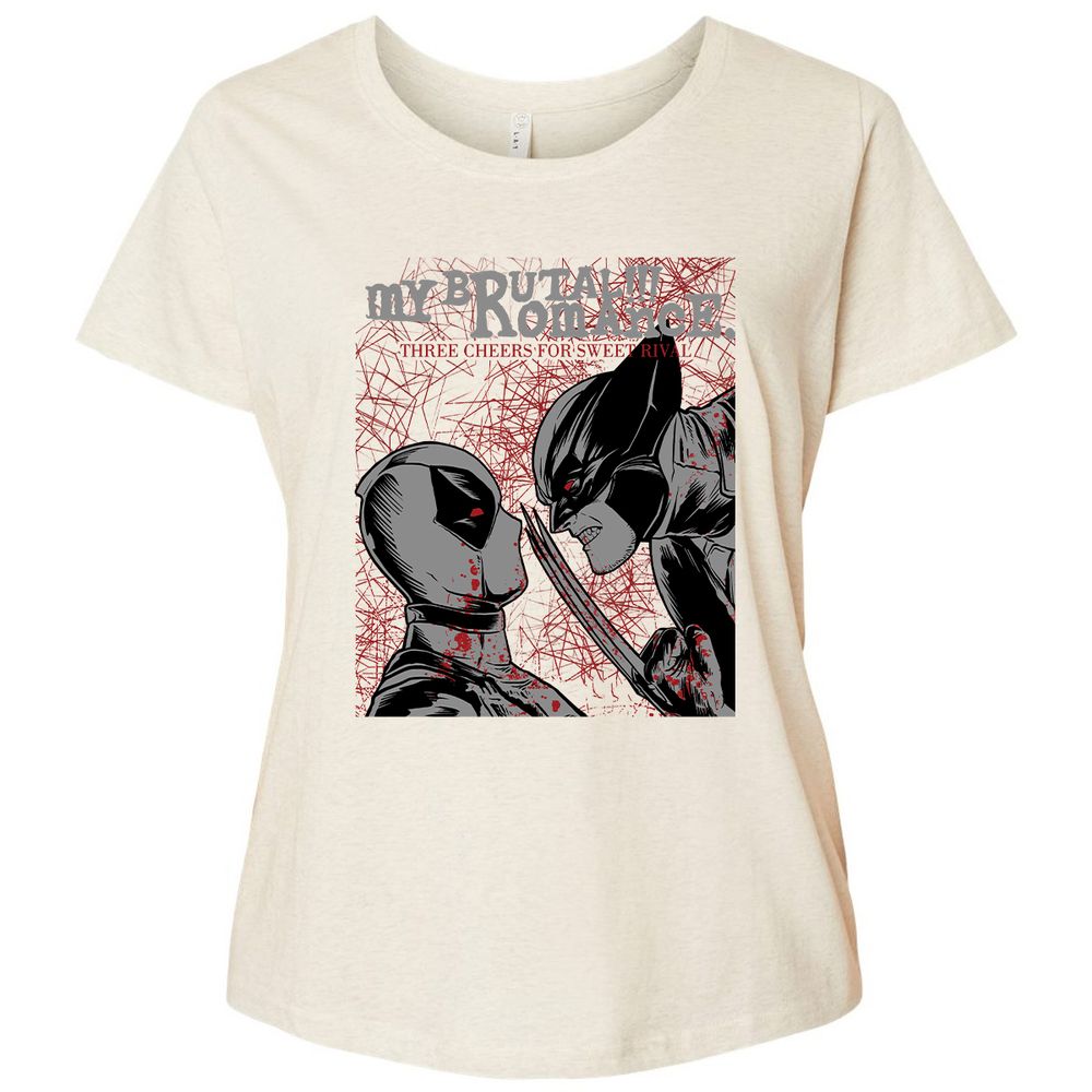 Ladies Curvy Jersey - B67YXKKN - Natural Heather - 8