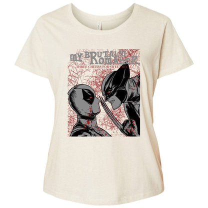 Ladies Curvy Jersey - B67YXKKN - Natural Heather - 8