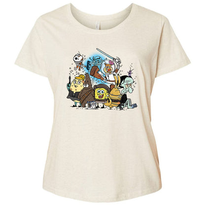 Ladies Curvy Jersey - S8KWLRHC - Natural Heather - 8