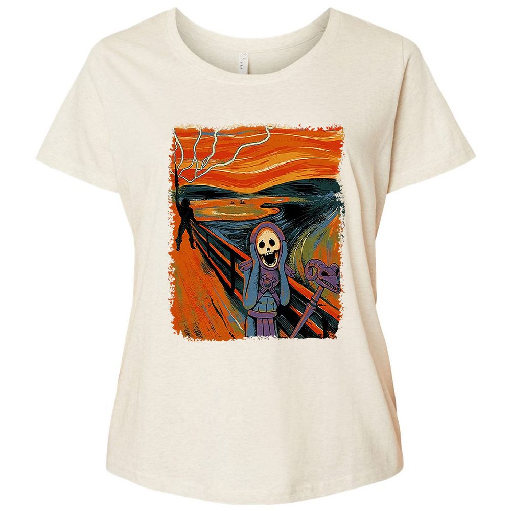 Ladies Curvy Jersey - BKASS793 - Natural Heather - 8