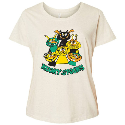 Ladies Curvy Jersey - T49CLR98 - Natural Heather - 8