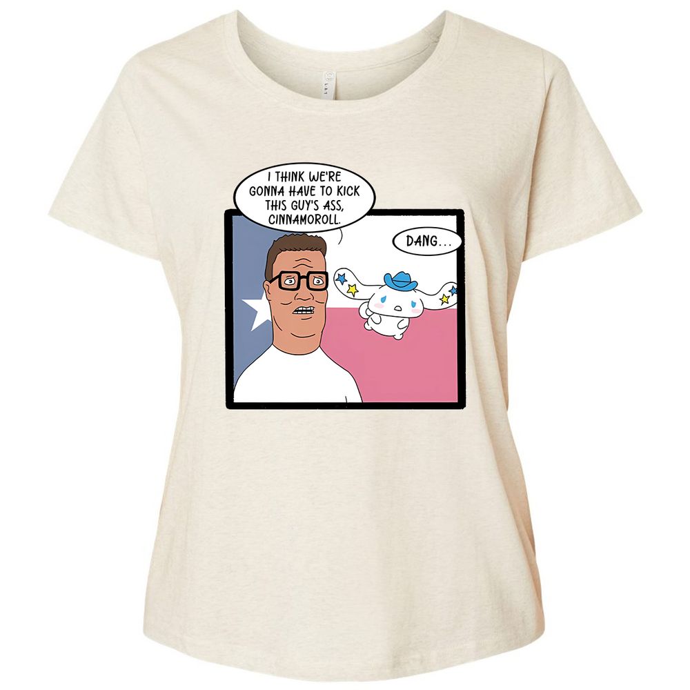 Ladies Curvy Jersey - 52YHXYJ2 - Natural Heather - 8