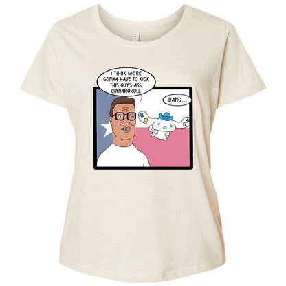 Ladies Curvy Jersey - 52YHXYJ2 - Natural Heather - 8