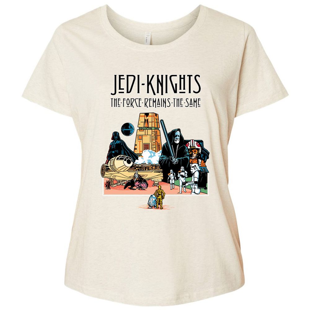 Ladies Curvy Jersey - LWCGJELQ - Natural Heather - 8