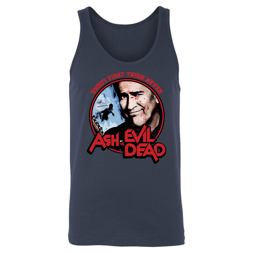 Unisex Jersey Tank - WZEJUVL9 - Navy - 8