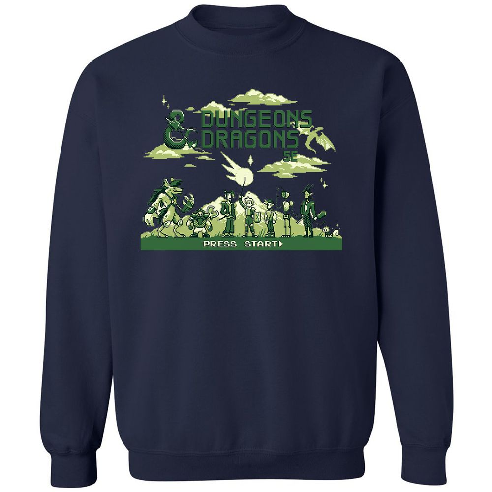 Classic Unisex Sweatshirt - QNTQSCVM - Navy - 8