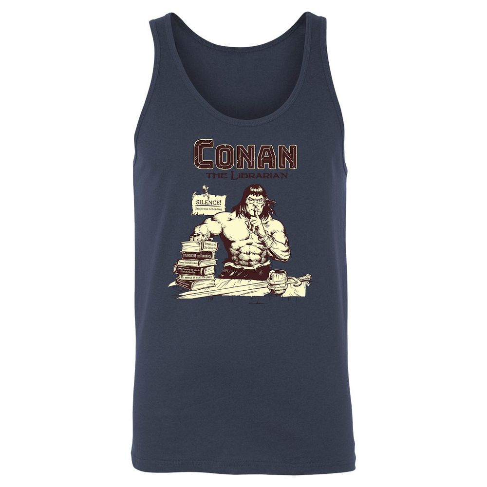 Unisex Jersey Tank - A61D9G3K - Navy - 8