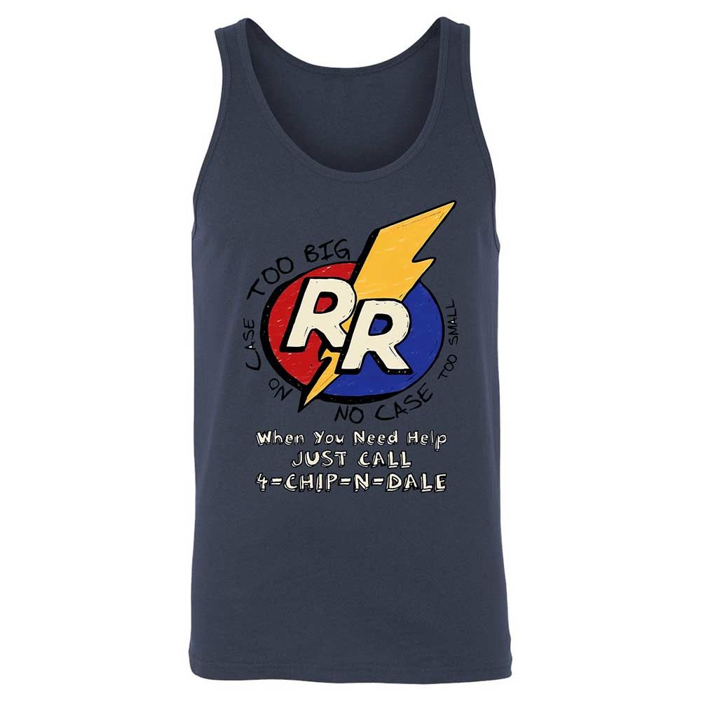 Unisex Jersey Tank - A4YR6V9G - Navy - 8