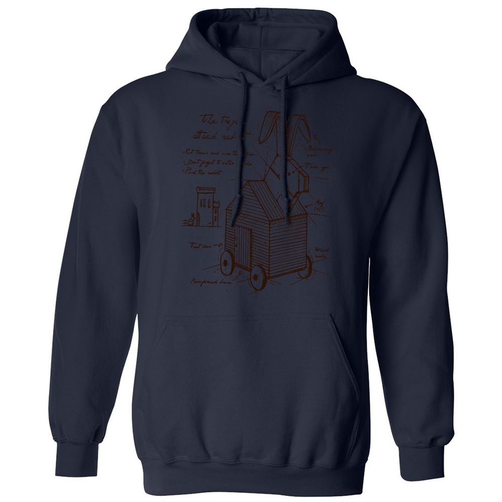 Classic Unisex Hoodie - TGKH2AWL - Navy - 8