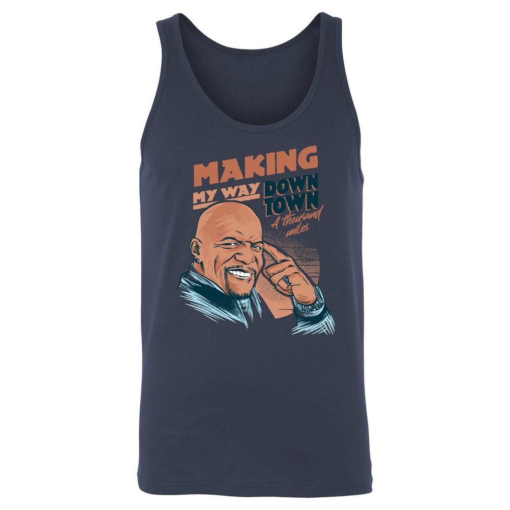 Unisex Jersey Tank - 3SX77QGJ - Navy - 8