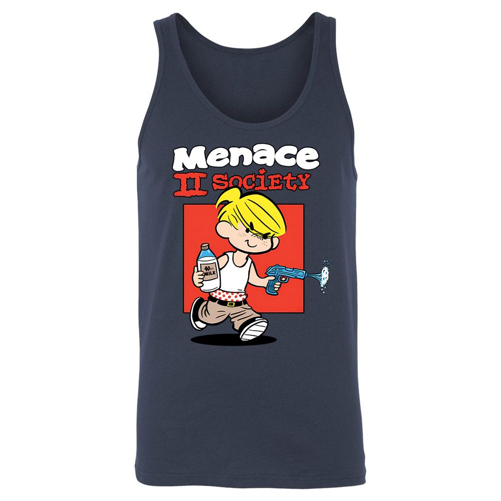 Unisex Jersey Tank - QC6HGRBA - Navy - 8