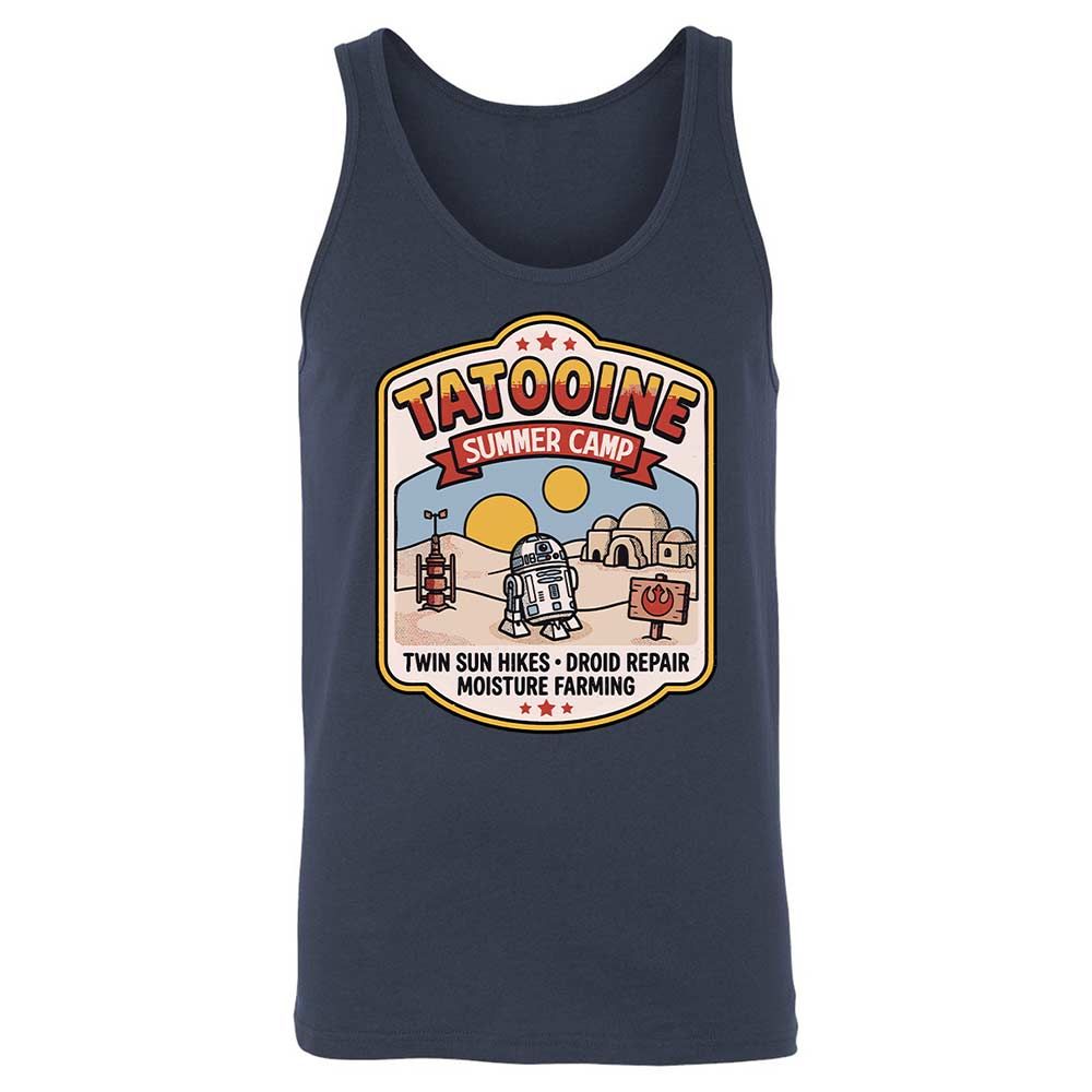 Unisex Jersey Tank - EUBTDXXS - Navy - 8