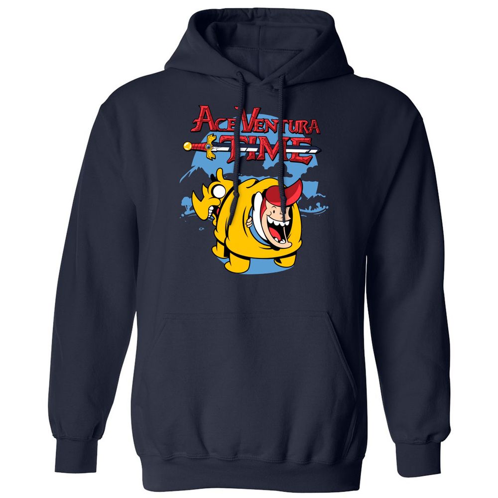 Classic Unisex Hoodie - U3XSYWMQ - Navy - 8
