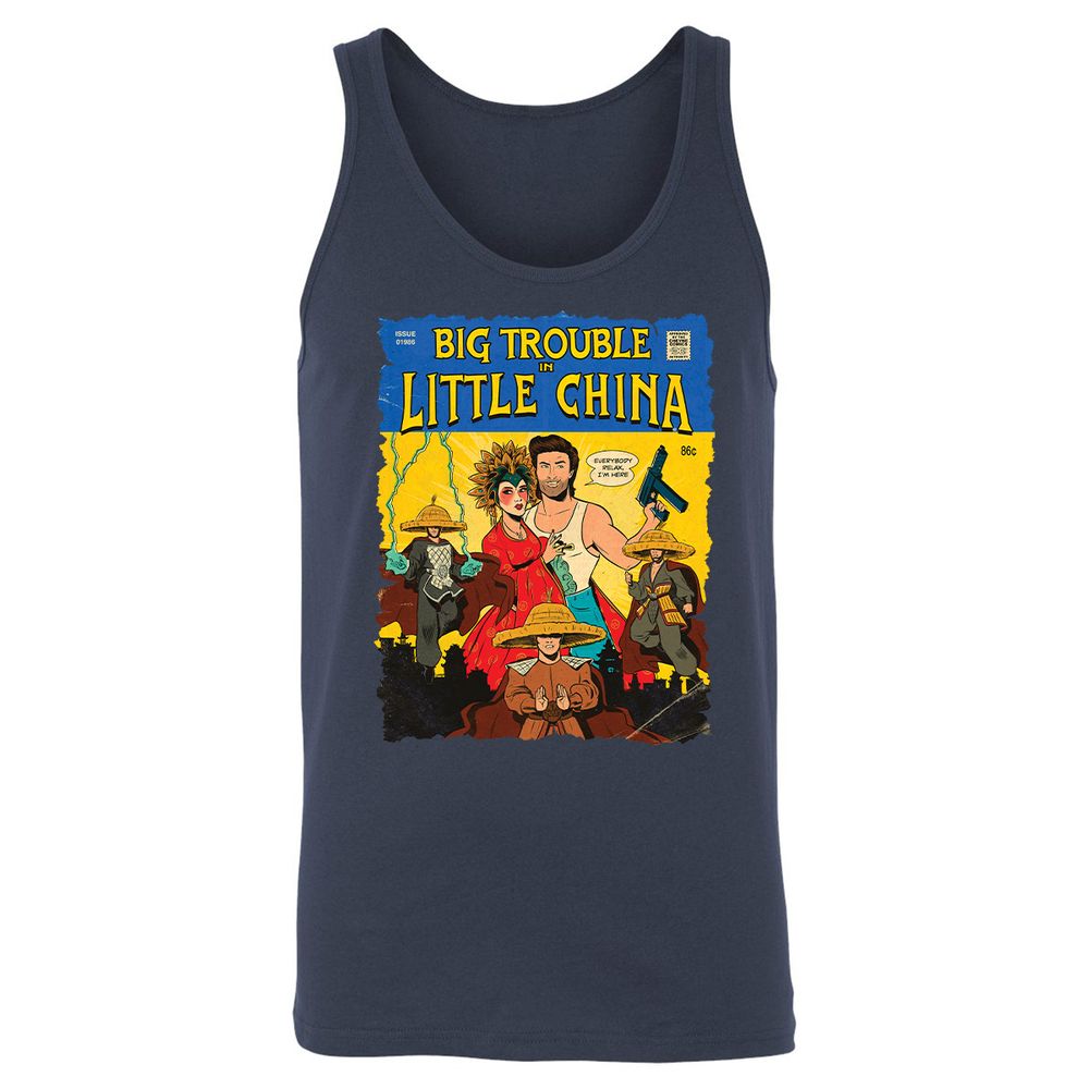 Unisex Jersey Tank - NS8L596E - Navy - 8