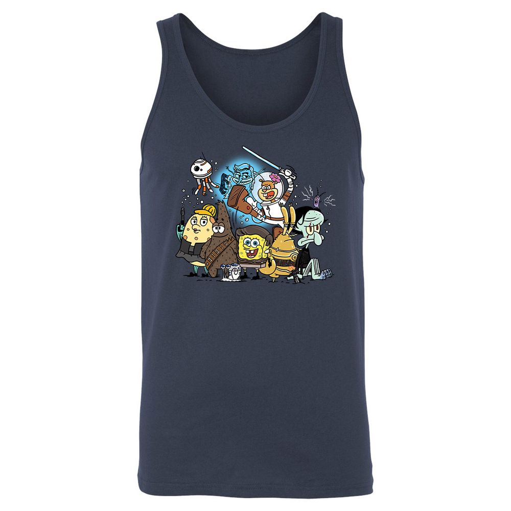 Unisex Jersey Tank - DGQYTNF7 - Navy - 8