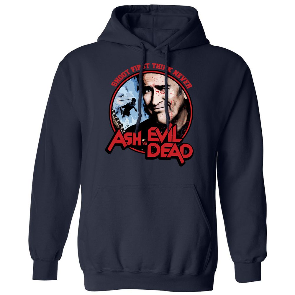 Classic Unisex Hoodie - RMQL9XHW - Navy - 8