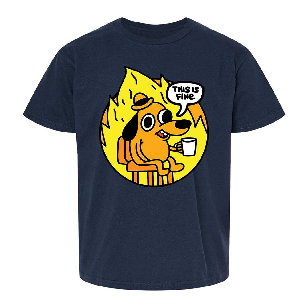 This is Fine - Navy - 8